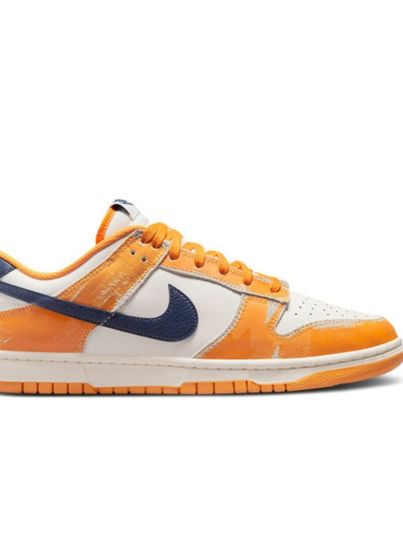 New Nike SB Dunk Low wear and tear yellow
